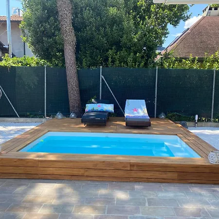 Mima61 - Con Piscina, Giardino E Posti Auto A 50mt Dal Centro Lejlighed Milano Marittima